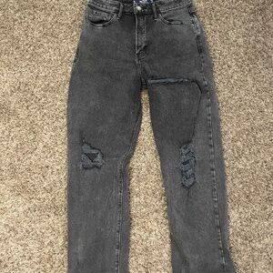 Hollister ultra high rise vintage Straight jeans